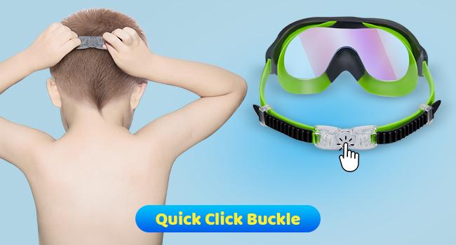 Aegend 2 Pack Swim goggles for Kids, Big Frame Anti-Fog Anti-UV Wide Vision Clear vision Waterproof, No leak large frame Swimming goggles for Boys Girls