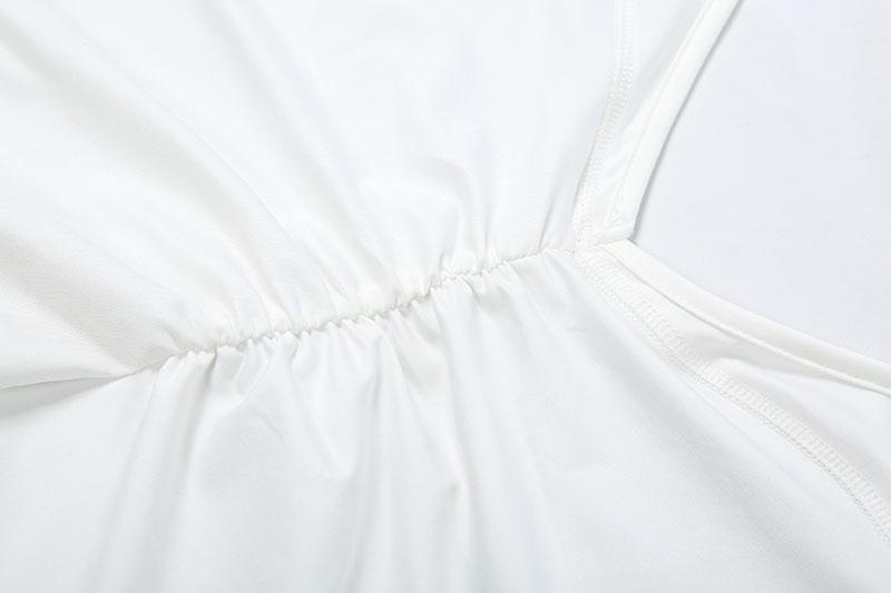 DOUCIU Basic Solid Color Simple Casual Versatile Tight Sexy Hot Cool Street Style Women'S Thin High Elastic Halter Neck Skinny Jumpsuit