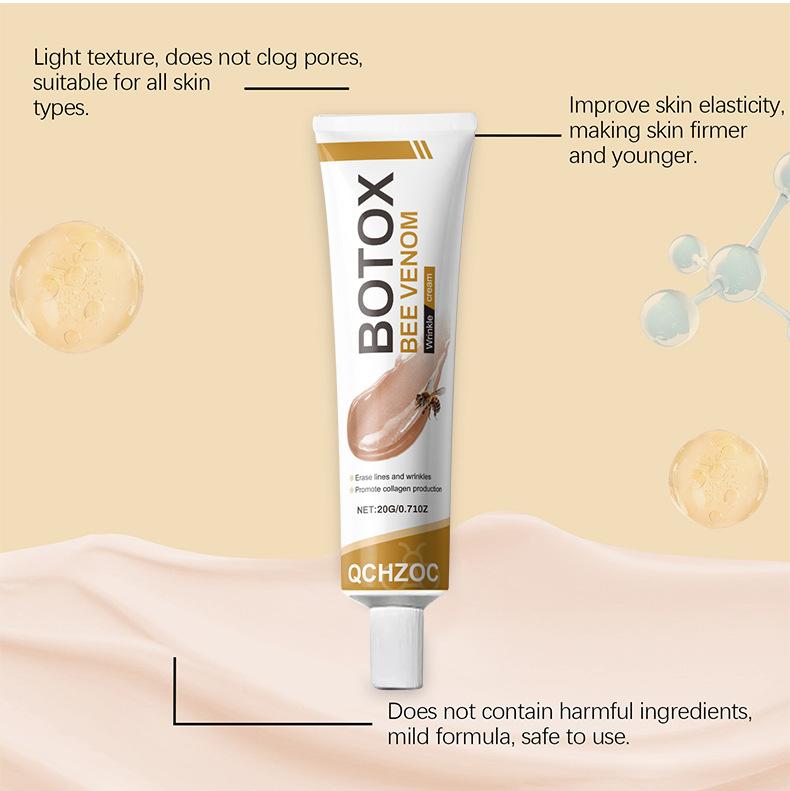 Bee Venom Anti-Wrinkle Cream, Firming &, Moisturizing & Hydrating, Antioxidant Repair, Suitable for All Skin Types