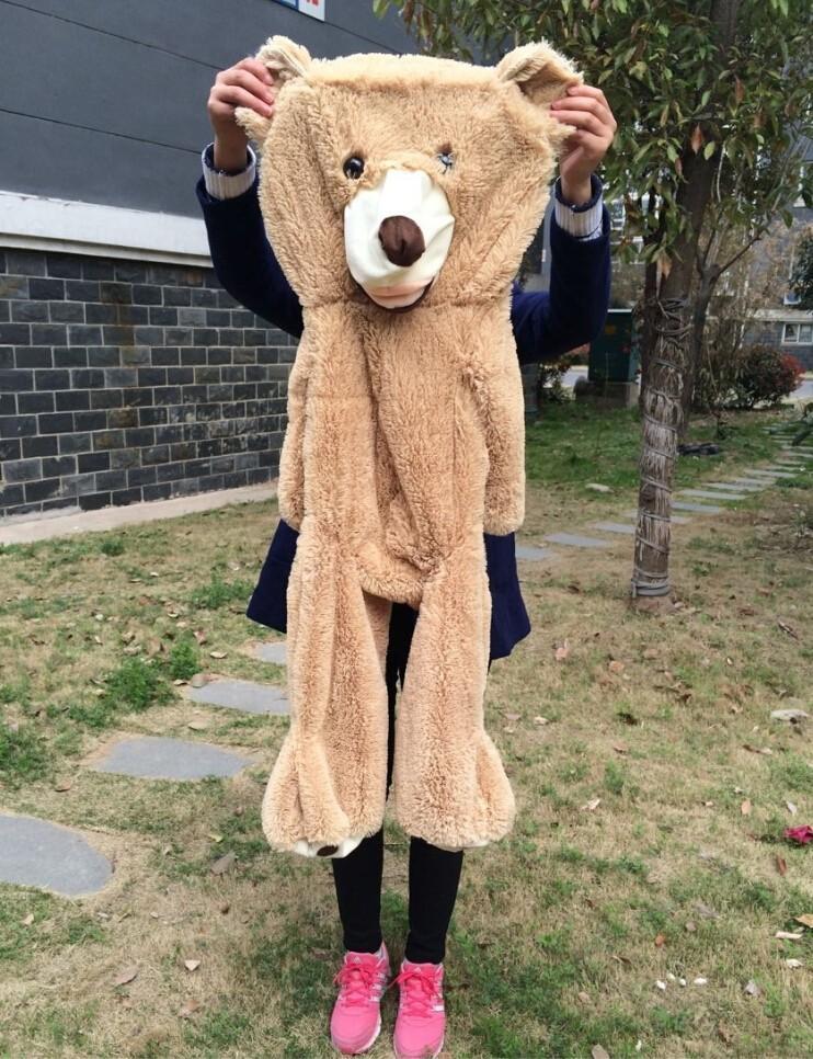 100cm-200cm America Giant Teddy Bear Plush Toys Soft Teddy Bear Skin Popular Birthday & Valentine's Gifts For Girls Kid's Toy