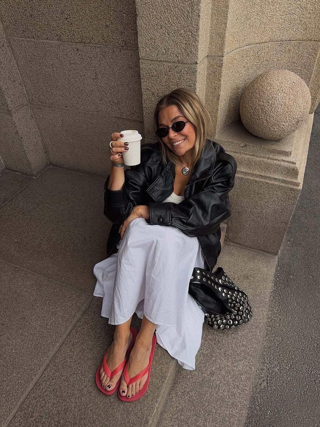 Faux Leather Stand Collar Oversized Moto Jacket, Elastic Hem Motorcycle Streetwear, Casual Long Sleeve Water- and Wind-Resistant Outerwear for Spring & Fall, Ladies Clothes for Daily Wear, Chic Outerwear, Coats