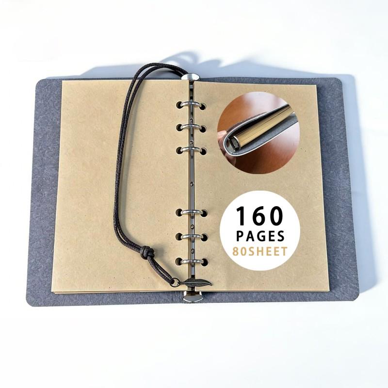A6 Composition Notebook, 160 Pages, Smooth Writing Surface, Ideal for Gifts, Perfect for Notes and Ideas, Durable Design