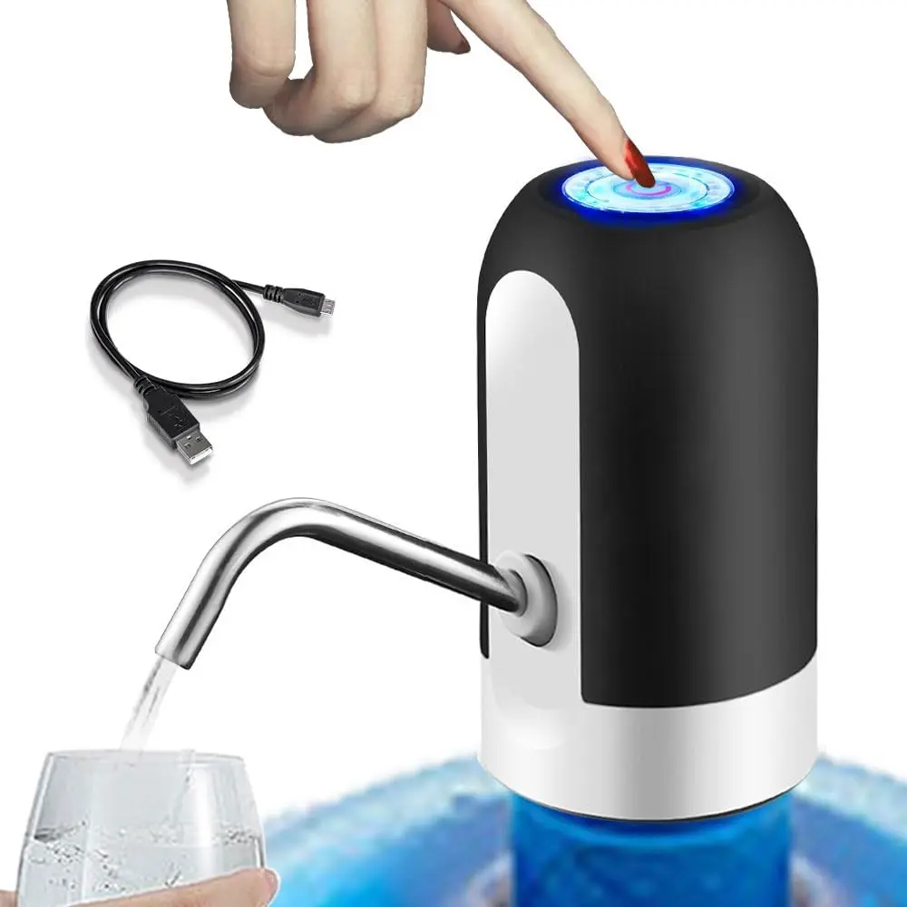 5 Gallon Water Dispenser Automatic contactless Electric Portable Drinking Water Bottle Pump,Smart USB Charging, for Camping Rechargeable 5 Gallon jug Pump.