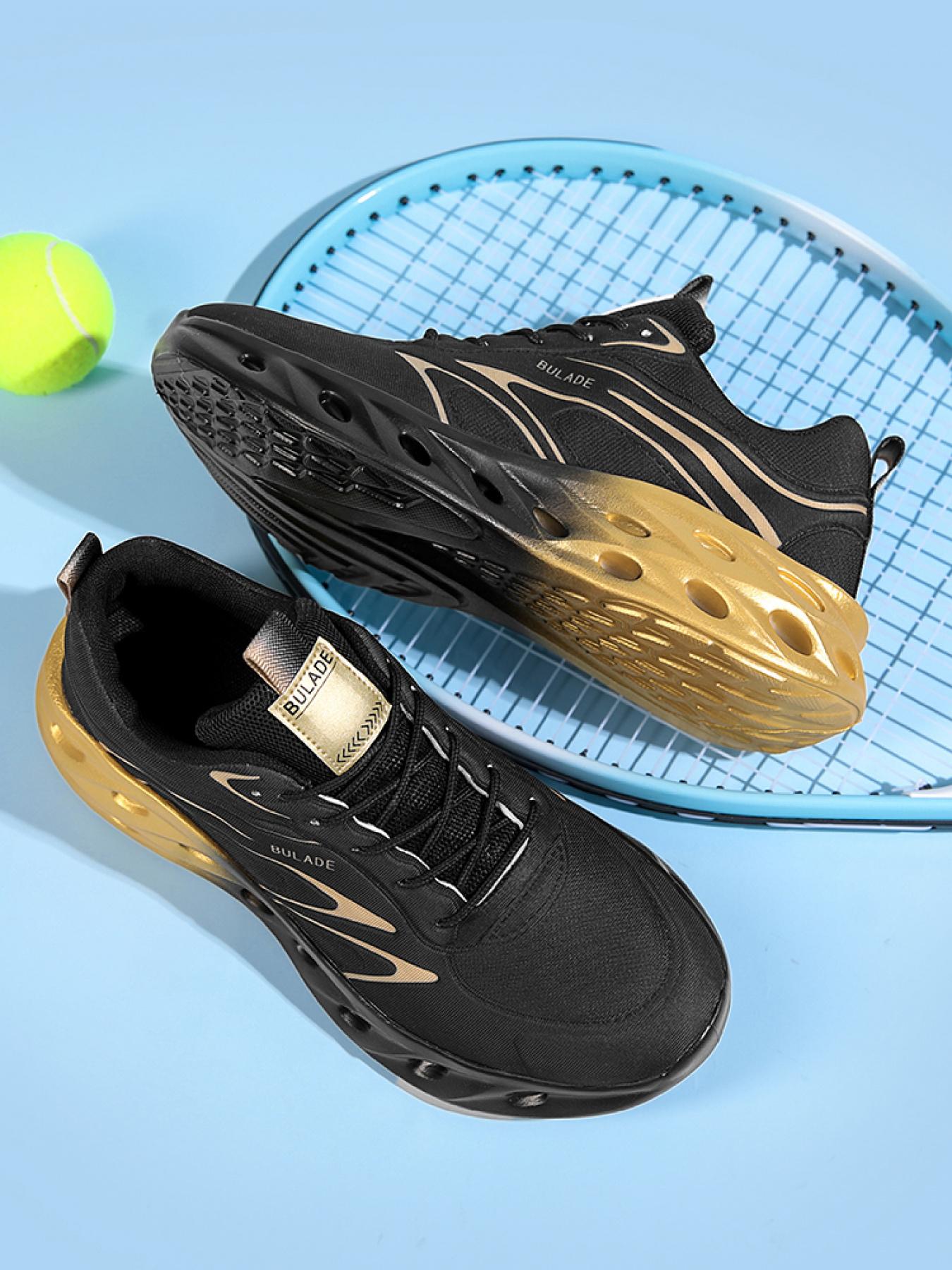 1 Pair Men's Wear-Resistant Running Shoes: Lightweight & Breathable, Suitable for Work & Daily Casual Wear