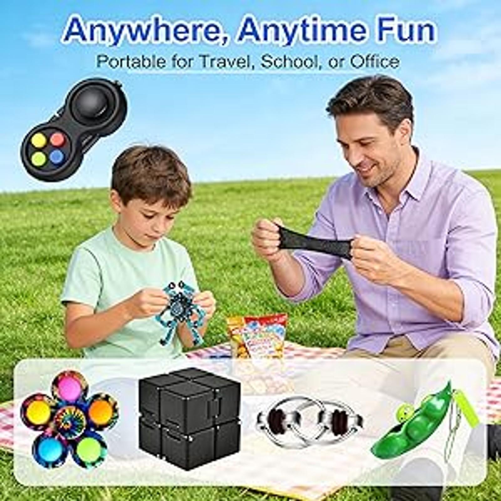 7 Pack Fidget Toys Set, Relieves Stress Anxiety Fidget Toys for Kids, Teens and Adults with ADD, ADHD, Autism or Anxiety, Easter Basket Stuffers Gift for Kids Teen Cool Gadgetfidget toys 7 Pack Fidget Toys Set, Relieves Stress Anxiety Fidget Toys for Kids, Teens and Adults with ADD, ADHD, Autism or Anxiety, Easter Basket Stuffers Gift for Kids Teen Cool Gadgetfidget toys