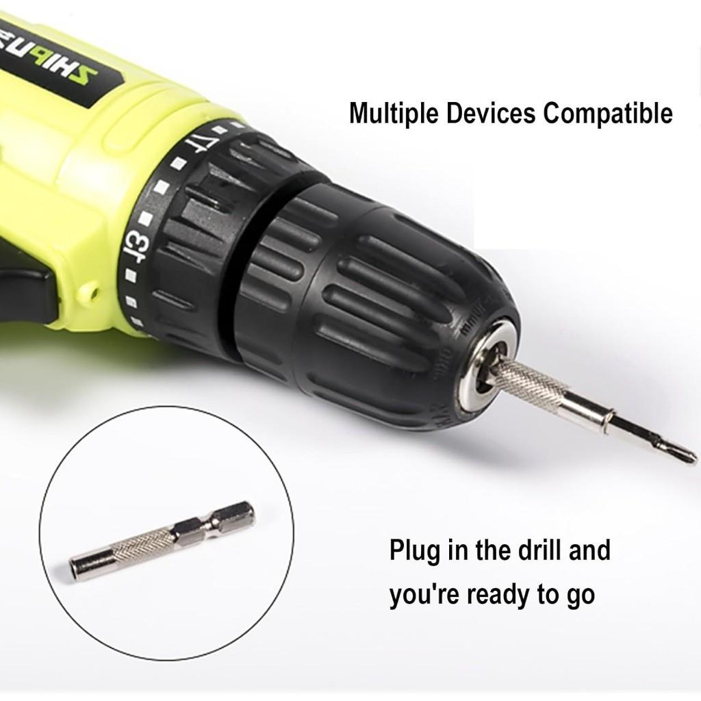 115-In-1 Precision Screwdriver Set, Phone Repair Kit with Magnetic Replaceable Screwdriver Bits, Mini Screwdrivers for iPhone & Watch, Switchable Screwdriver Shape