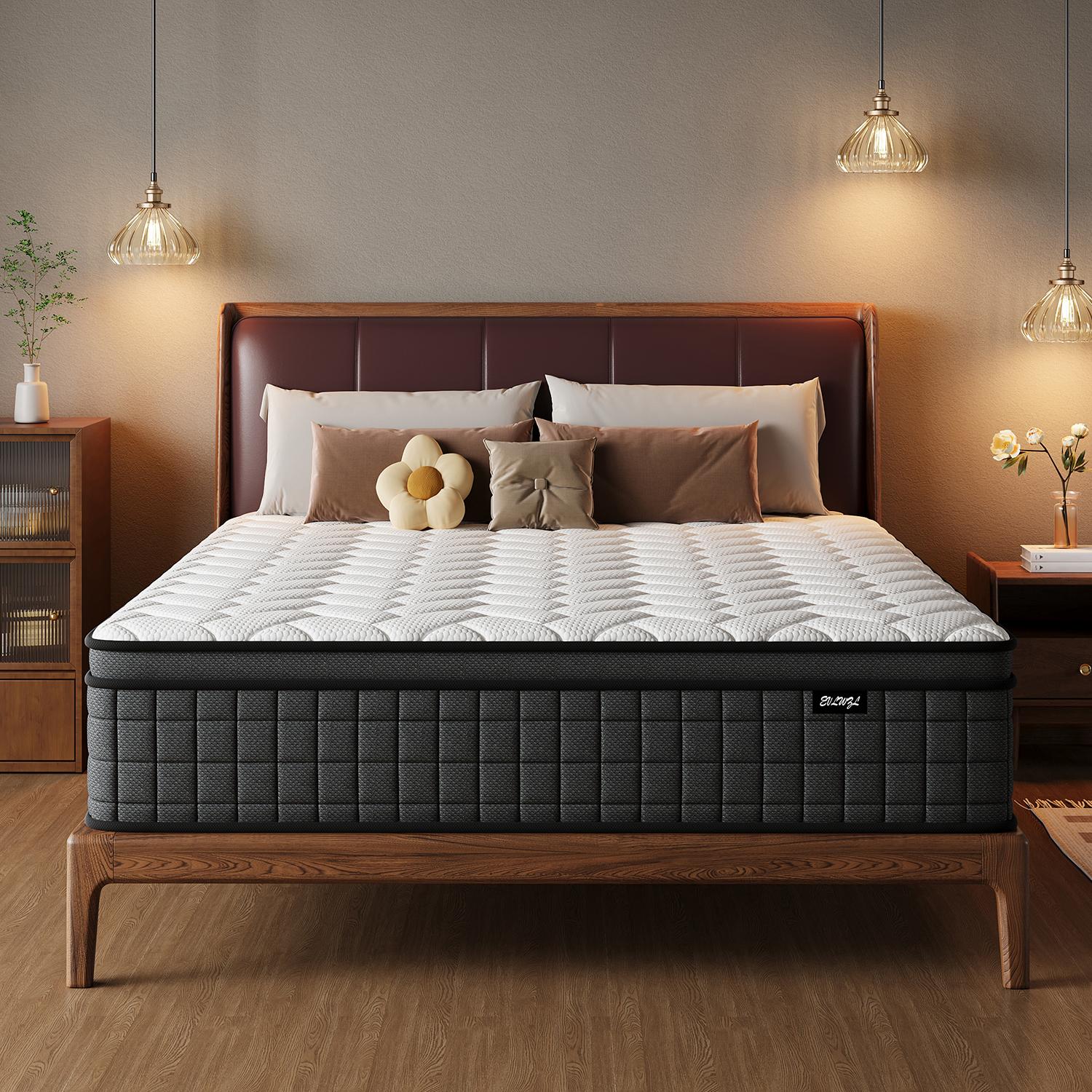 【EVLWZL】8/10/12/14 inch Twin, Full, Queen, King Boxed Memory Foam Mattress Medium Firm Soft & Comfortable sweet night hybrid bed modern Mattress Bedroom Comfy Aesthetic Design queen size mattress