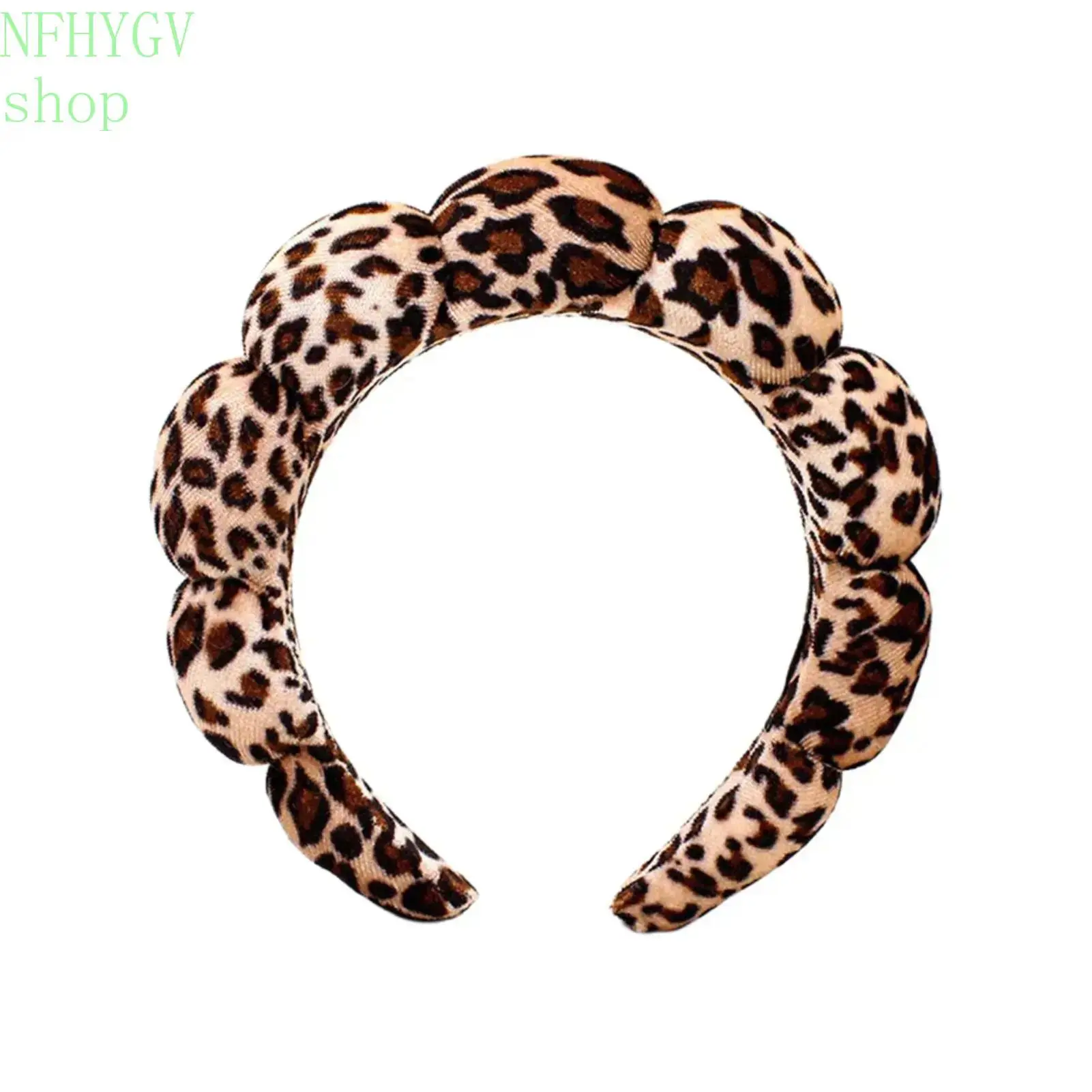 Gold velvet leopard print dark brown