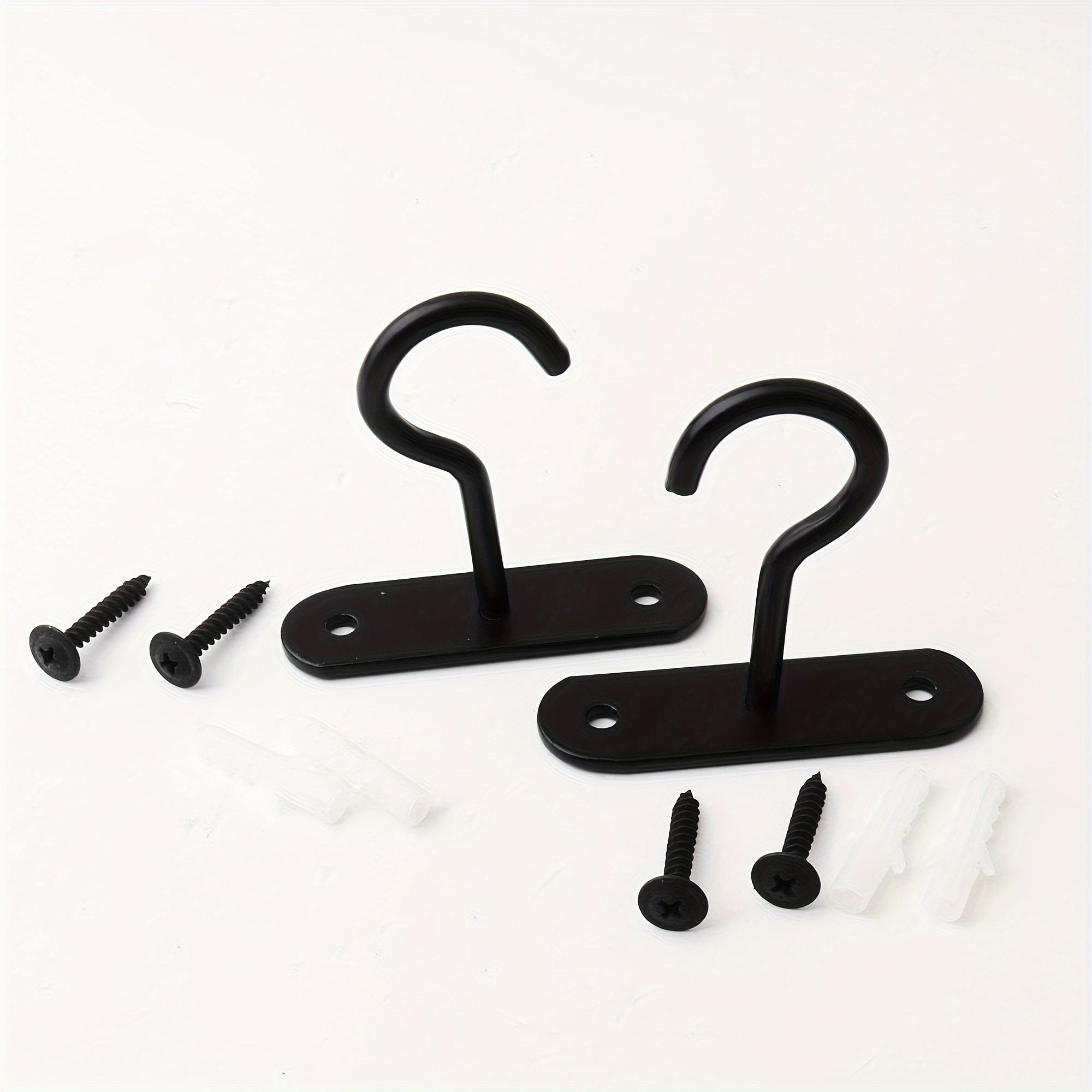 2-Pack Ceiling Hooks for Plants Bird Feeders Decorations Easy Install Wall-Mounted Hangers Suitable for Lights Lanterns Wind Chimes