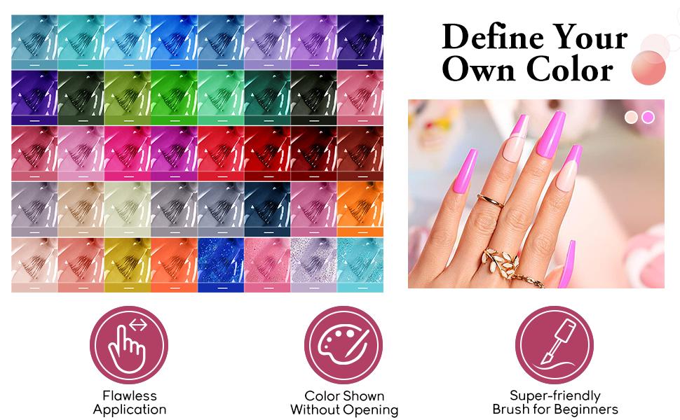 JEWHITENY 43PCS Gel Nail Polish Kit with U V Light 120W LED Nail Lamp 40 Colors Gel Nail Polish Set Manicure Tools All-In-One Nail Gel Kit JEWHITENY 43PCS Gel Nail Polish Kit with U V Light 120W LED Nail Lamp 40 Colors Gel Nail Polish Set Manicure Tools All-In-One Nail Gel Kit
