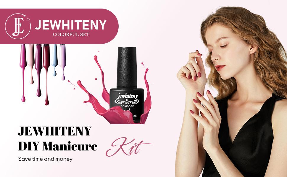 JEWHITENY Gel Nail Polish Kit with 120W U V LED Nail Lamp Starter Kit, 33 Pcs Gel Polish Set Soak off Glossy & Matte Top Coat Base Coat Manicure Nail Tools DIY Home Halloween Nails Gifts for Women#cozyvibes #effortlessbeauty JEWHITENY Gel Nail Polish Kit with 120W U V LED Nail Lamp Starter Kit, 33 Pcs Gel Polish Set Soak off Glossy & Matte Top Coat Base Coat Manicure Nail Tools DIY Home Halloween Nails Gifts for Women#cozyvibes #effortlessbeauty