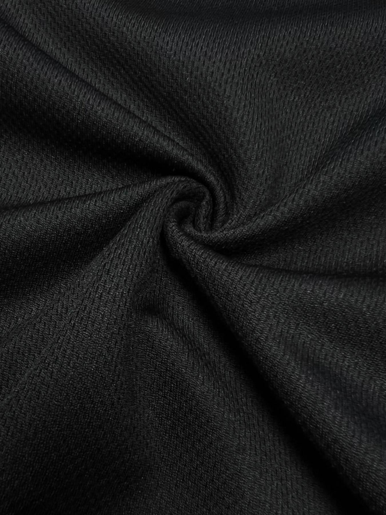 Men's "MEXICO" Embroidered Baseball Lightweight Jersey, V-Neck Loose Fit Breathable Sportswear, Short Sleeve Casual Top for Outdoor Sports & Casual Wear, All Seasons