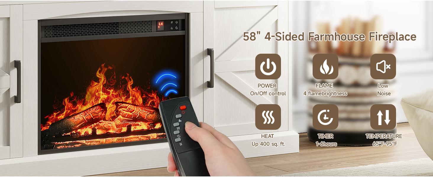 【Include 23" Electric Fireplace】ONBRILL 63"/70" Gorgeous Fluted Fireplace TV Stand for TVs up to 70", Modern Entertainment Center with Power Outlet , TV Media Console with Storage for Living Room, Bedroom Furniture,Christmas Gift 【Include 23" Electric Fireplace】ONBRILL 63"/70" Gorgeous Fluted Fireplace TV Stand for TVs up to 70", Modern Entertainment Center with Power Outlet , TV Media Console with Storage for Living Room, Bedroom Furniture,Christmas Gift