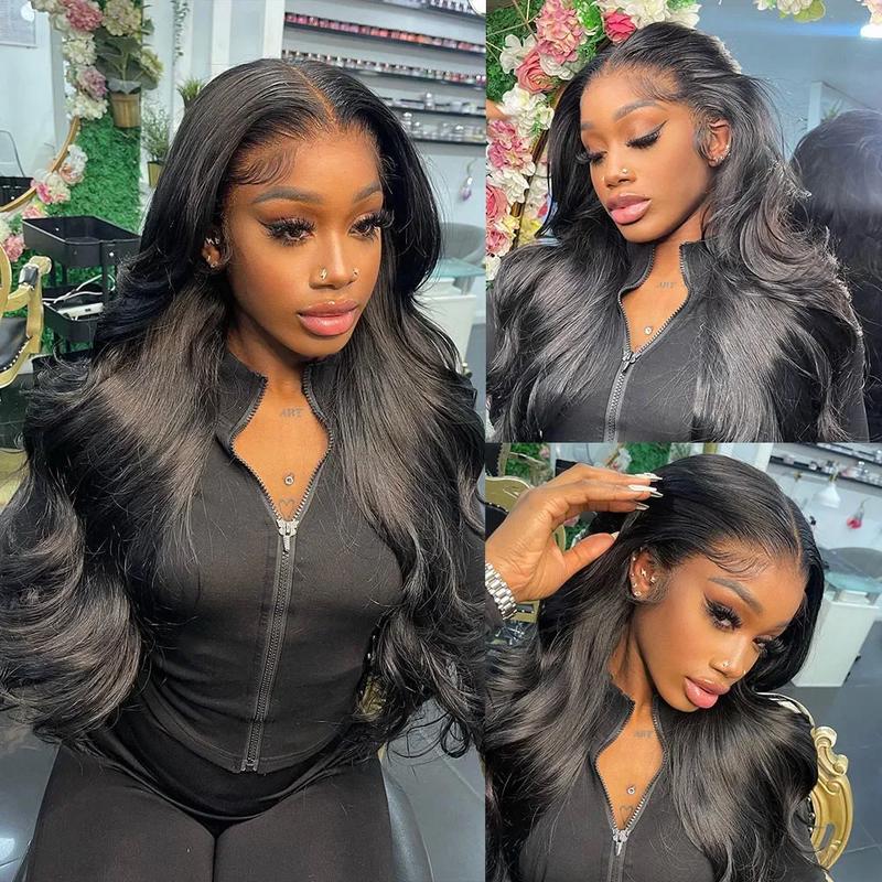 Bling Hair 360 Lace Front Wigs Human Hair Brazilian Body Wave Transparent Pre Plucked 180 Density 13x4 13x6 Lace Frontal Black Wigs For Women #TikTokShopHolidayHaul