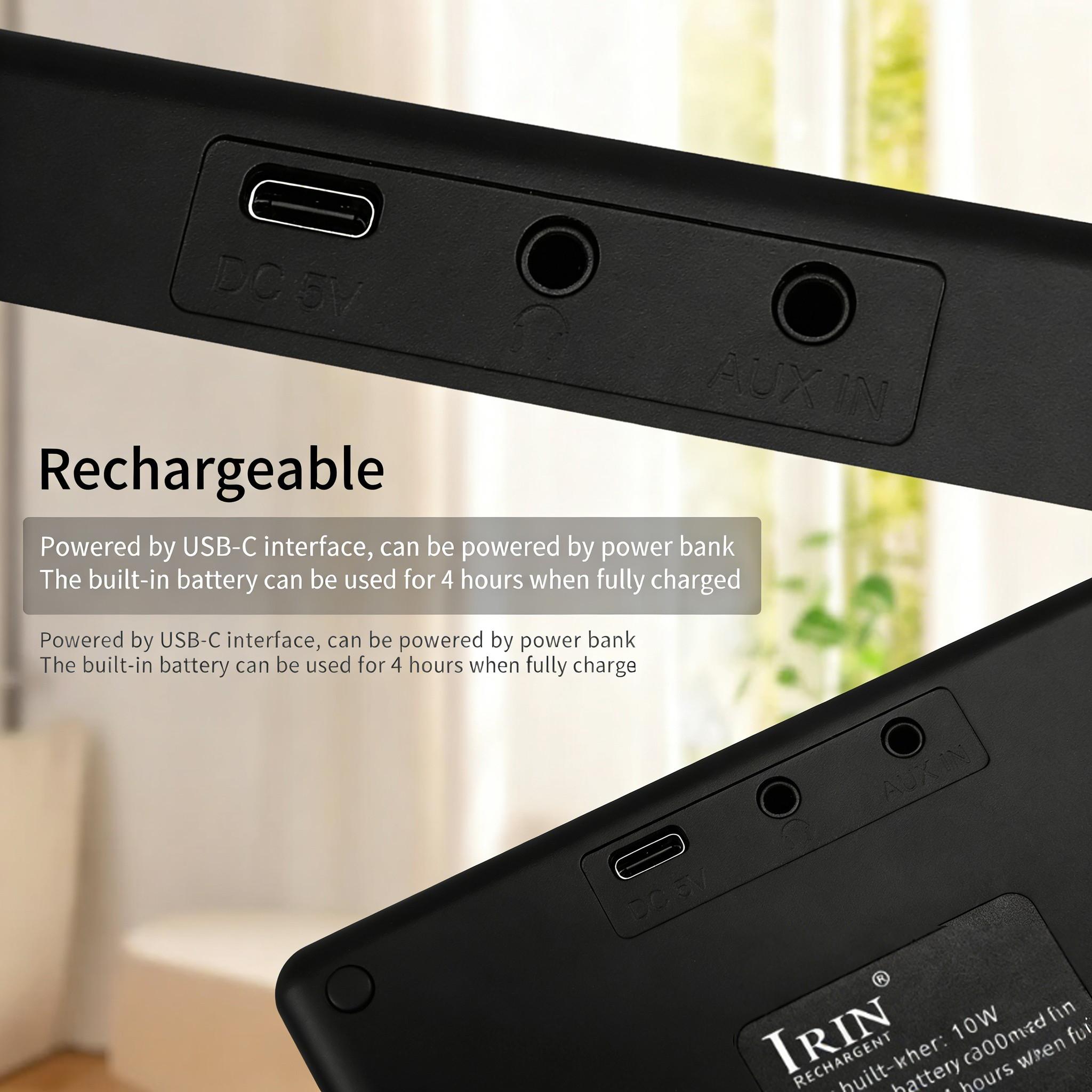 IRIN KG-10 Bluetooth Portable Amplifier 10W Mini Guitar Bass Amp  for Electric Guitar Bass Outdoor Use