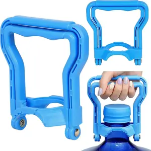 5 Gallon Drinking Water Bottle Handle, 2-Pack Blue Heavy-Duty Water Jug Holder for Easy Carrying, Dual-Mode Design (Single/Dual-Person Lift), Ergonomic Grip – Fits Standard 5-Gallon Jugs Mother's Day
