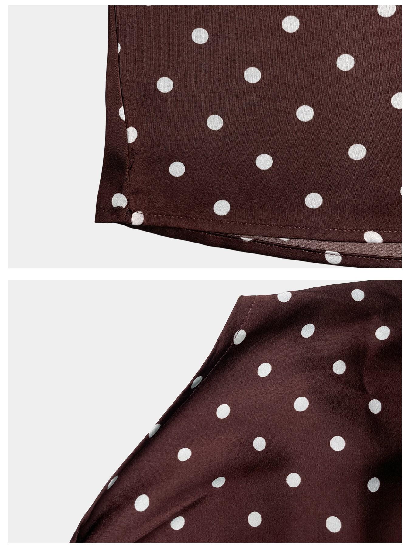 Women's Polka Dot Print Halter Top, Tie Back Closure, Twist Neck Detail, Multiple Color Options, Smooth Breathable Fabric, Casual Daily & Date Night Wear, Retro French Style