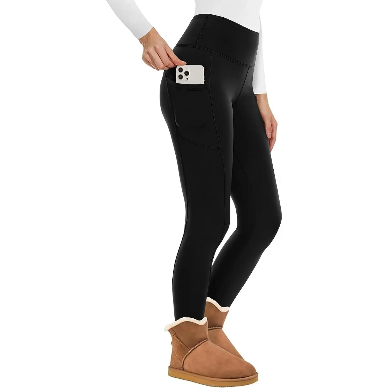1#fleece Lined, Black