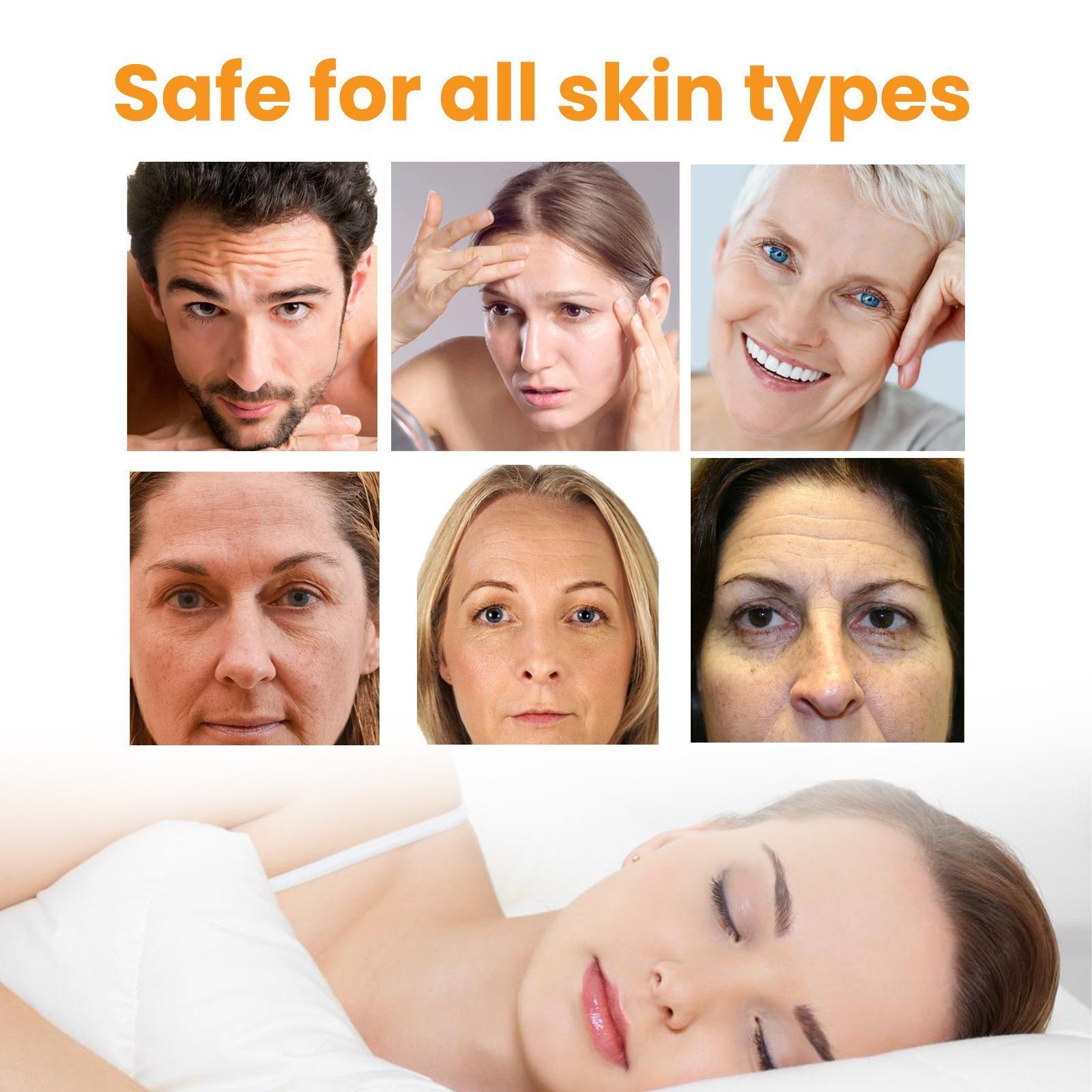 Forehead and Eye Wrinkle Relief Patches, Tightening Skin Solution, Youthful Appearance, Smooth and Firming Effect, Skincare