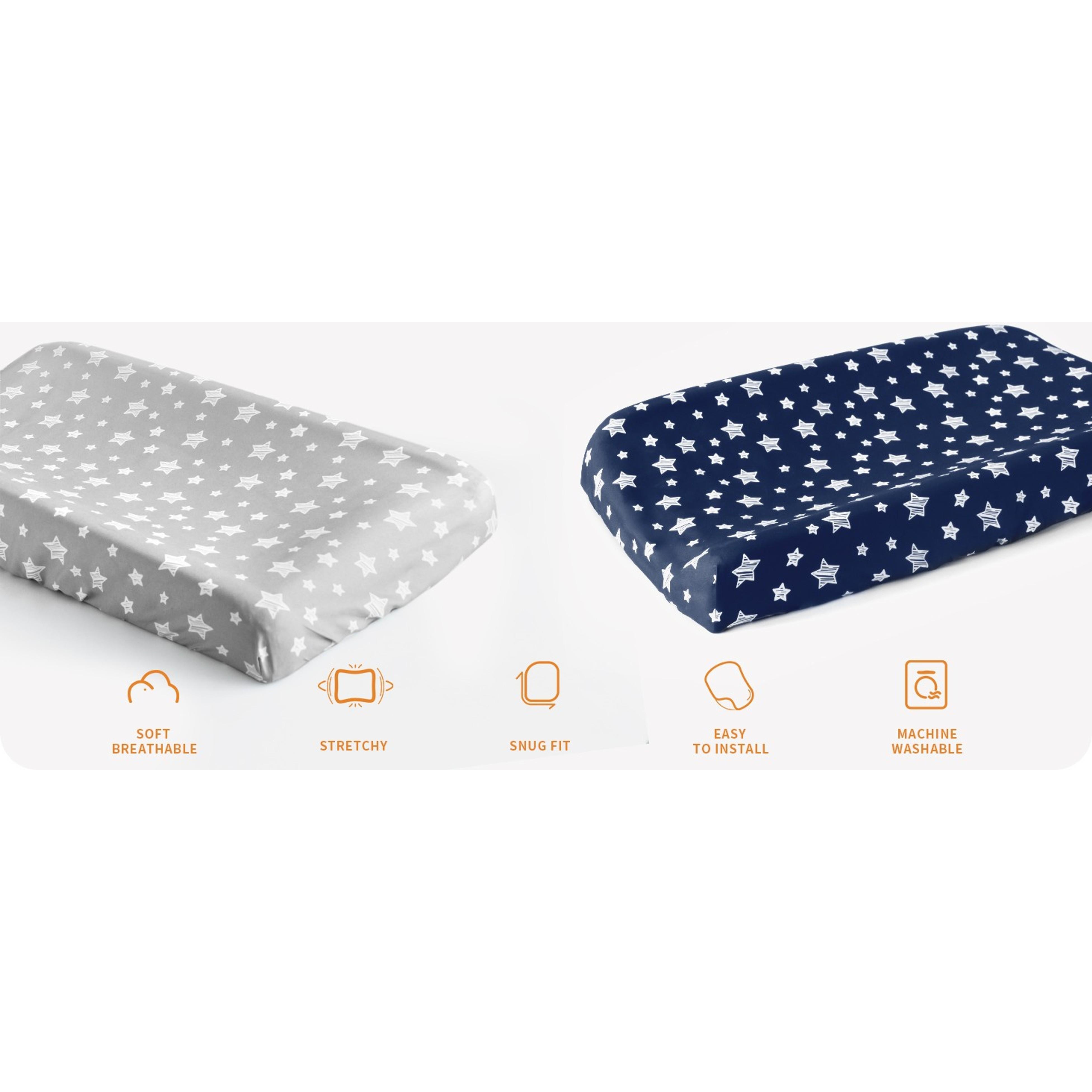 Soft Unisex Changing Pad Cover for Boys and Girls, Diaper Changing Table SheetGift