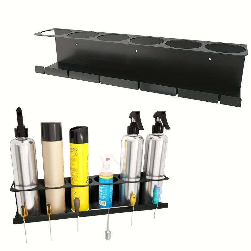 1PC Spray Can Storage Rack Wall Mounted Organizer for Garage Workshop Paint Containers Multi Functional Bracket