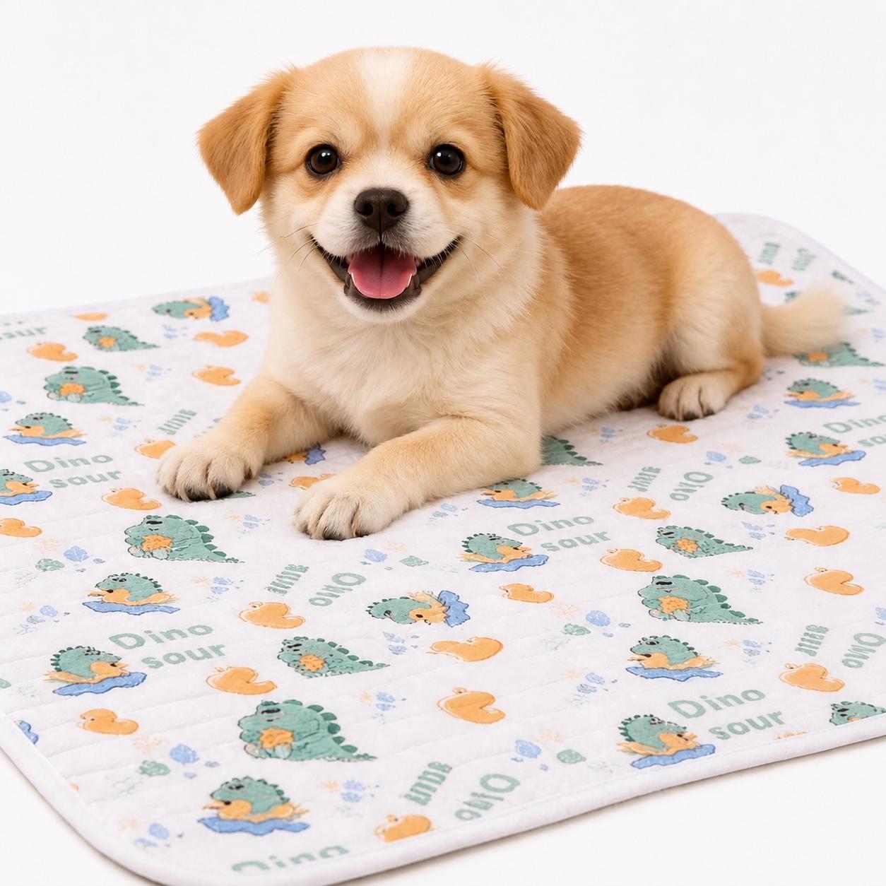 Summer Cooling Mat for Dogs & Cats, Soft Ice Silk Pet Pad, Non-Slip and Washable, Portable Cooling Bed for Home and Travel, Latex Cooling Pad