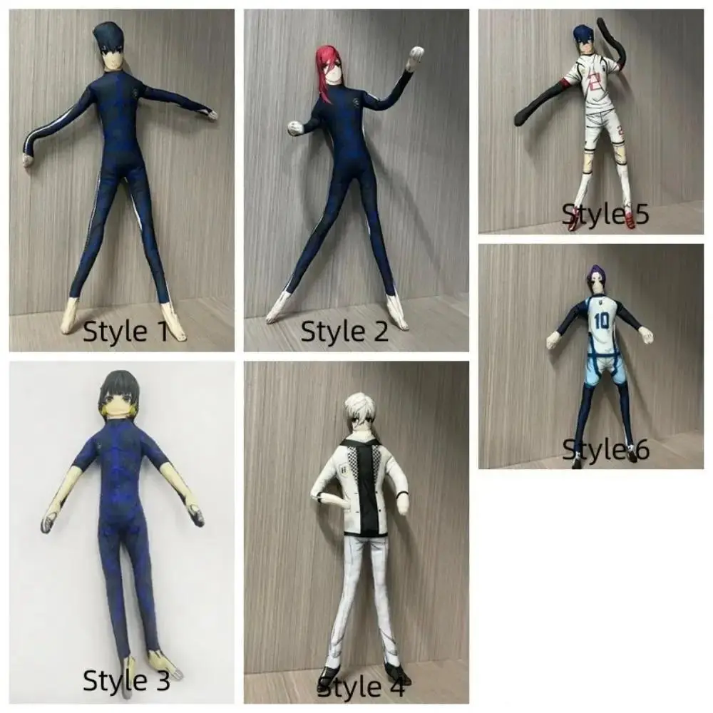 2026 Hot selling toys Nagi Seishiro Blue Lock Twistable Shape Chigiri Hyoma Isagi Yoichi Stuffed Cotton Dolls Anime Peripheral Bachira Meguru Doll Internet-famous toy
