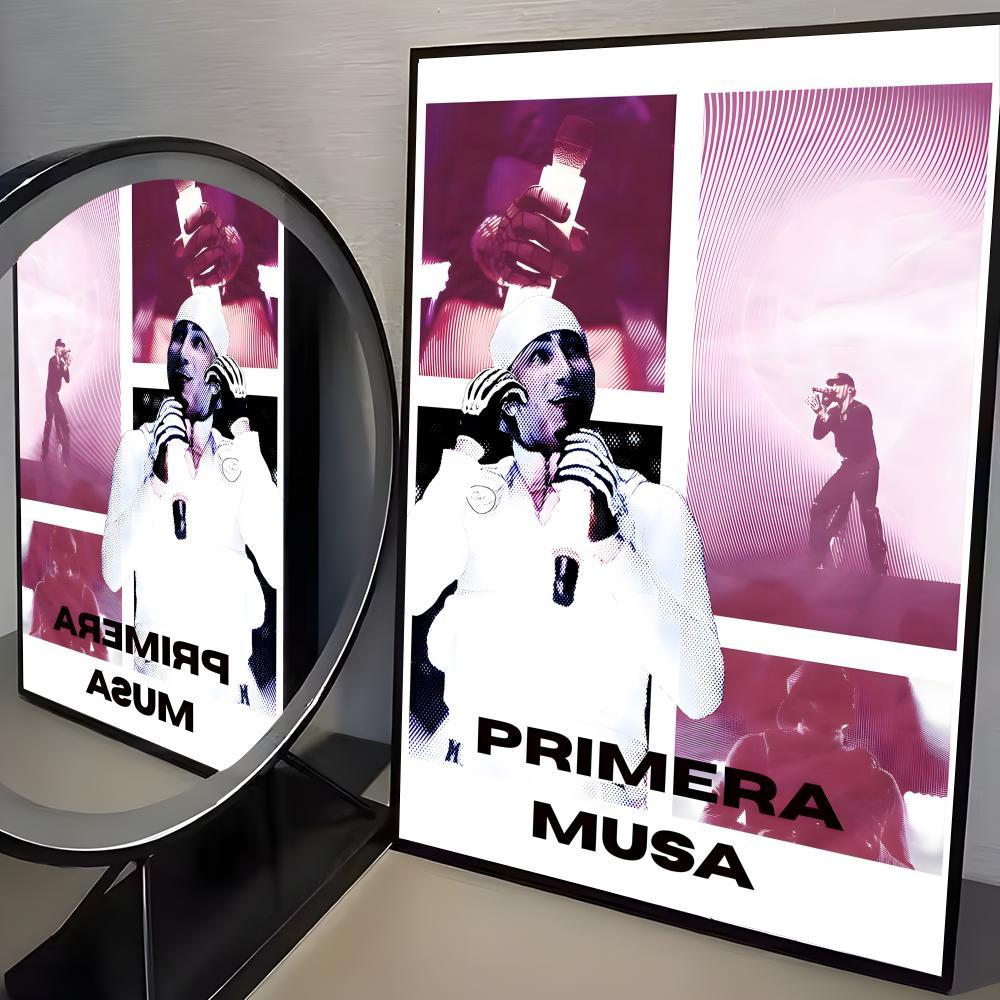 Famous Singer O-Omar C-Courtz Poster Peel & Stick Poster Set Wall Art – Self-Adhesive Aesthetic Room Decor | Gallery-Quality Waterproof Fade & Scratch Resistant Prints | Living Room, Bedroom, Dorm Home Decoration Multiple Sizes