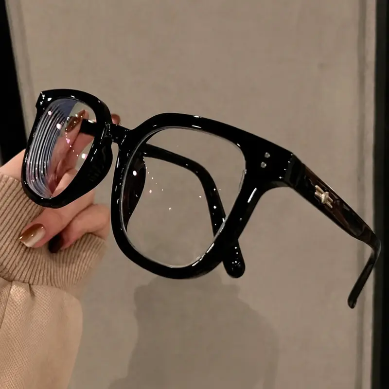 Anti-Blue Light Glasses with TR90 Frame, Trendy Casual Rectangular Design, Lightweight Comfortable UV Protection for Computer, TV, Phone & Gaming, Stylish Trendy Eyewear, Fashion Glasses, Rectangle Glasses, Stylish Eyeglass