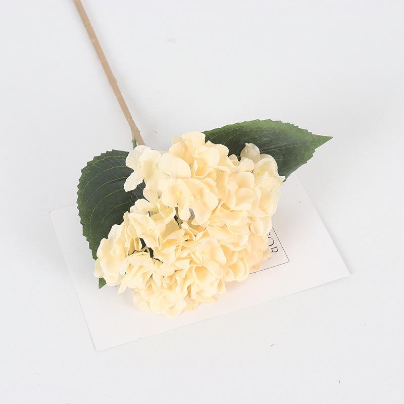 4 Pcs Leafy Artificial Hydrangeas, DIY Home Decor, Hotel Wedding Centerpieces, Low Maintenance, Evergreen All Year Round