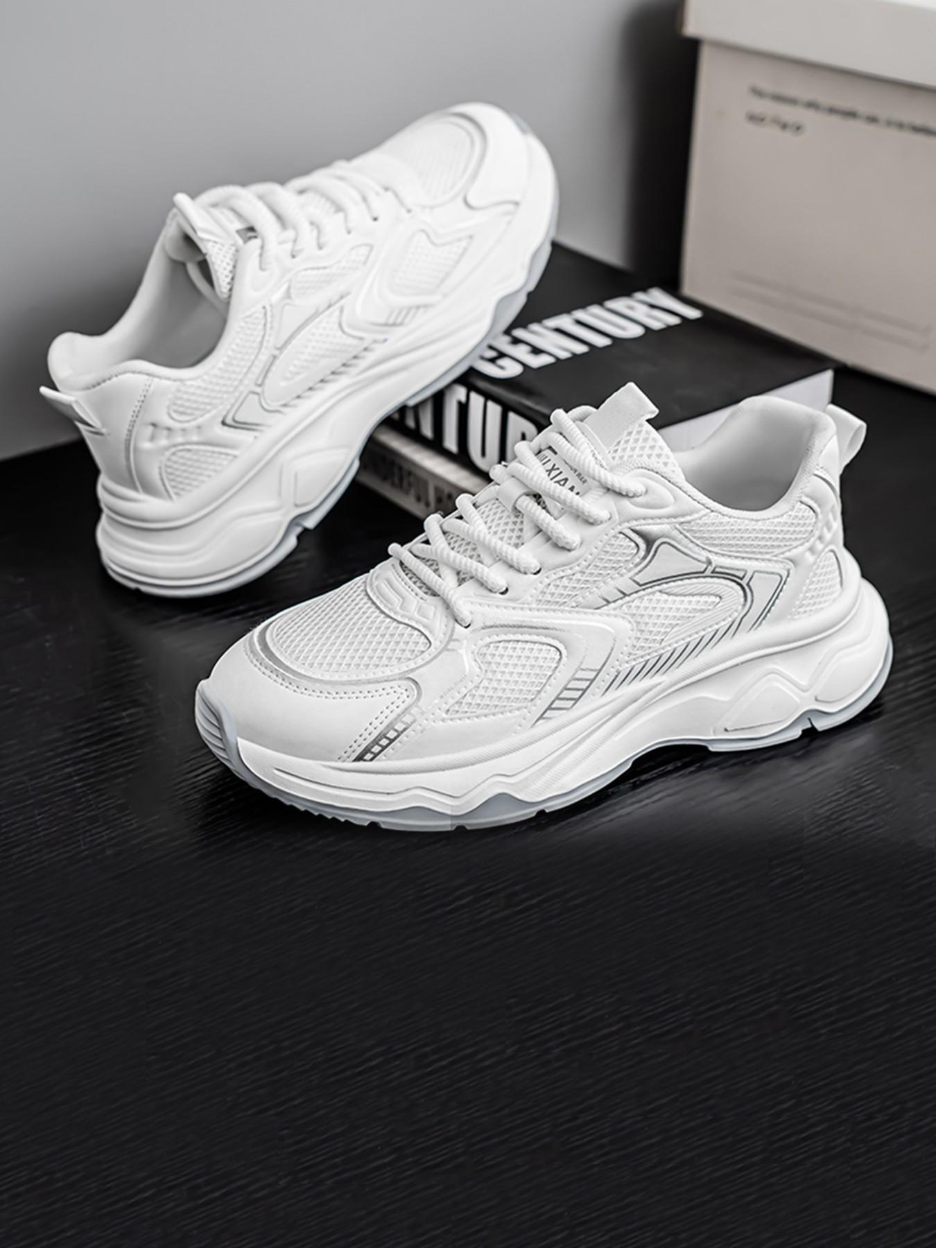 Men's Vintage Retro Height-Increasing Casual Sports Shoes, Breathable Soft Sole Anti-Slip, Couple Running Shoes, Size 39-44, Spring Summer 2026