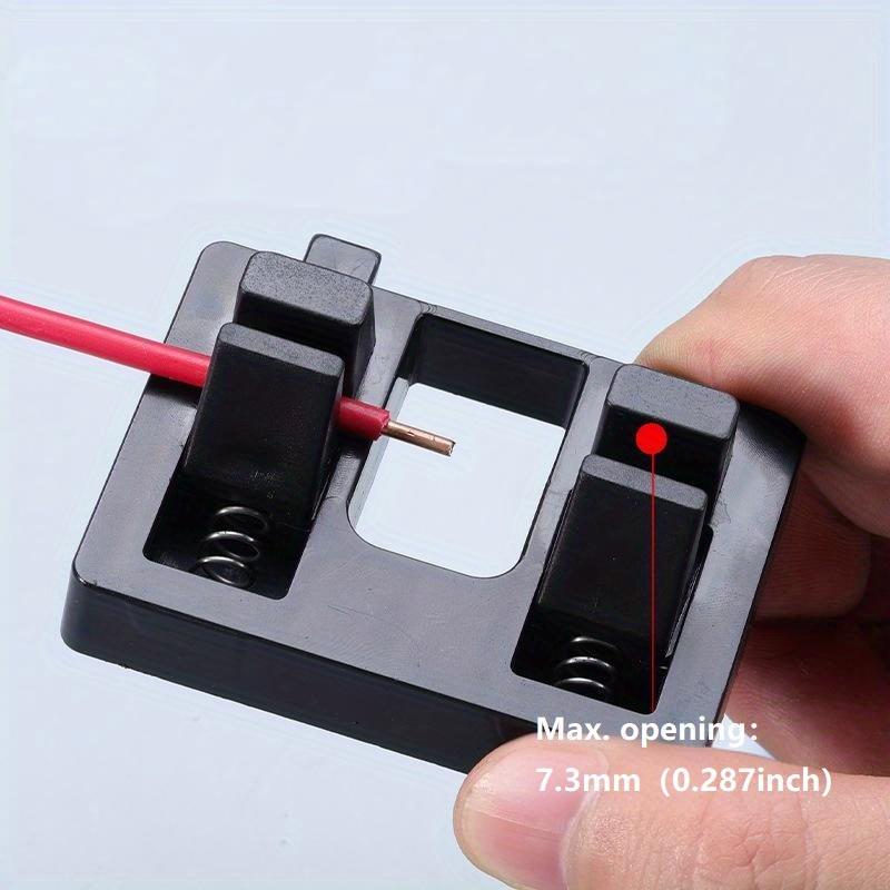 1 Wire Welding Professional Clamp, Spring Clamping Design, Multifunctional Line Welding Clamp and Welding Tool Accessories for Electrical Work and Refurbishment Projects, suitable for giving novel gifts to friends, classmates, relatives, relatives