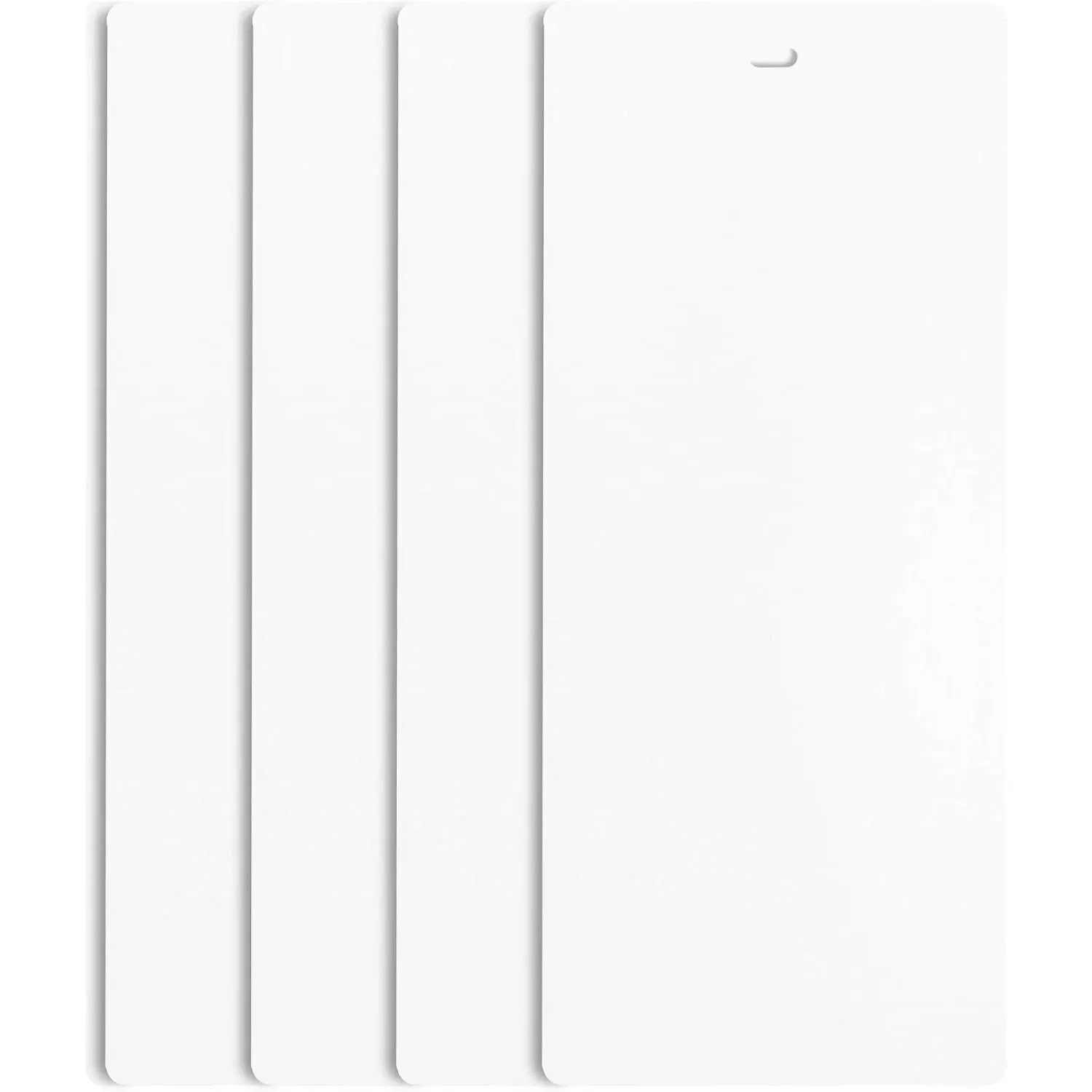 82.5" White Vertical Blinds Replacement Slats Sliding Door Window (4 Pack) | Sliding Door Window