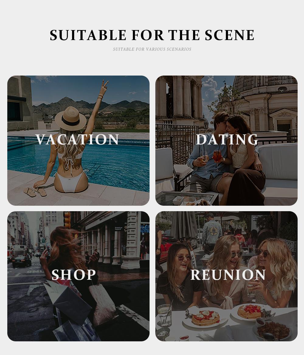 KatchMe Women's Casual Color Matching Stripe Long Sleeve Top & Wide Leg Trousers Co-ord, Soft V-Neck Loose Two Piece Outfits, Comfortable Womenswear