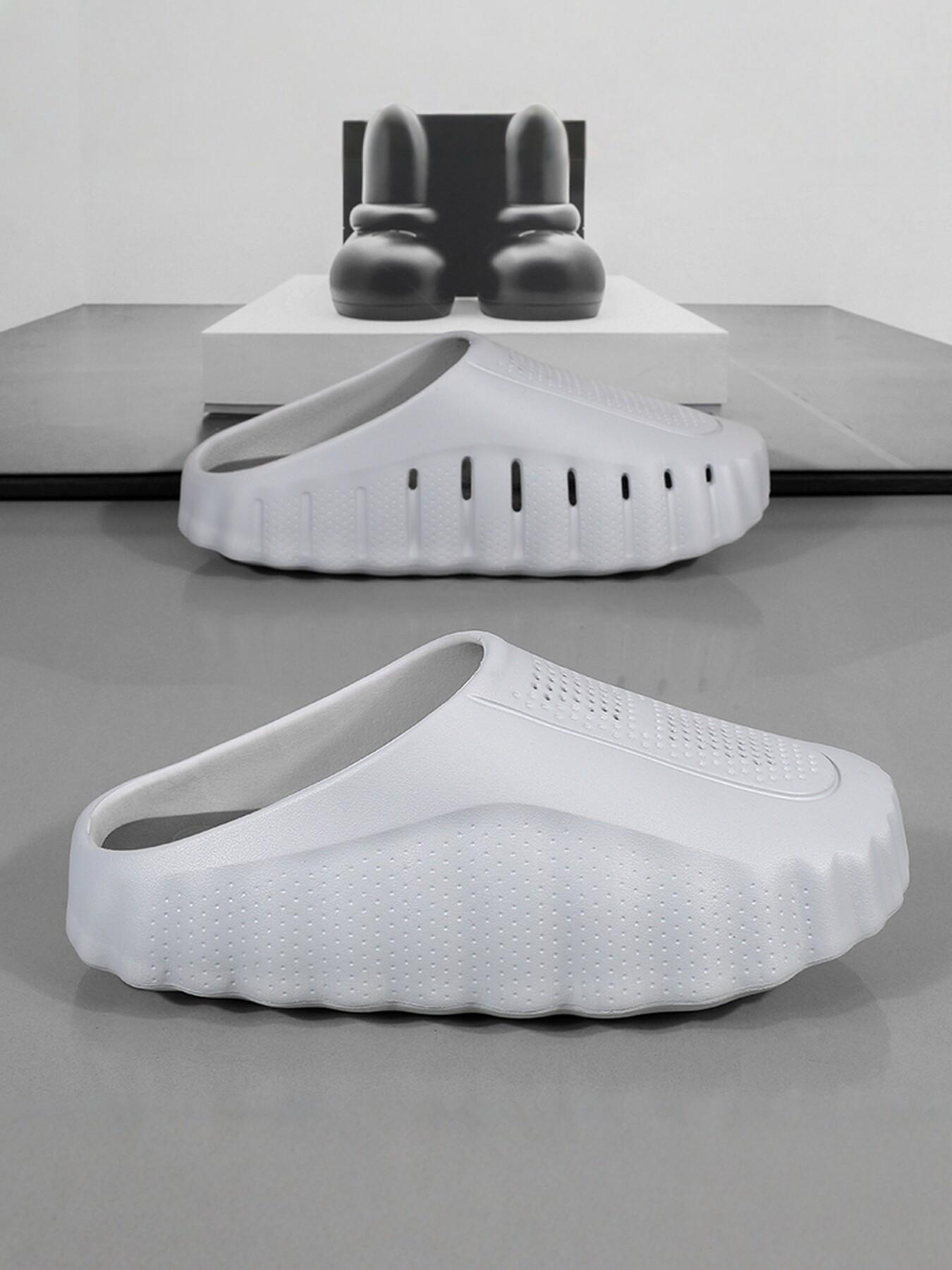 Men's Trendy Outdoor Sports Sandals, Unisex Massage Beads Design, Height Boost Anti-Slip, Fashionable Home Gym Shoes