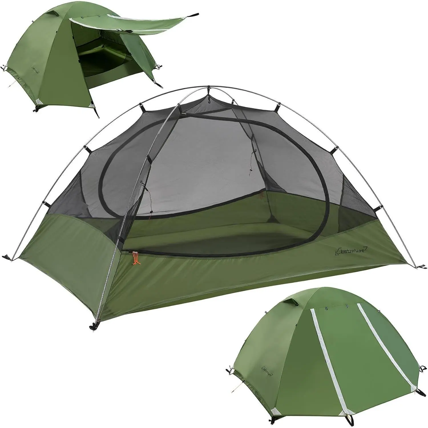 Clostnature 1/1.5/2/3/4/6 Person Lightweight Backpacking Camping Tent - Aluminum Pole, PU 5000, Easy Setup, Ultralight, Durable, Waterproof, Compact, Freestanding, 2 Doors, Hiking Outdoor Gear
