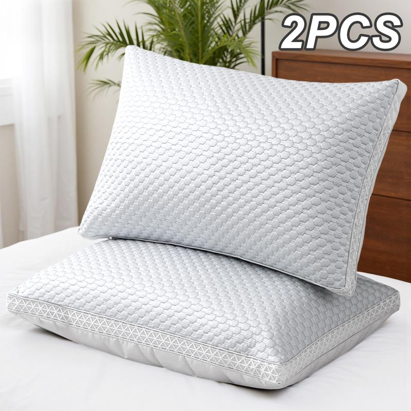 Raybee Luxury Neck Pillows 2 Pack,Bed Pillows Set of 2,Adjustable 5-star Hotel Quality Pillow for Side Back Sleeper, Holiday Gifts , Decor Bedroom Accessories【Black Friday】