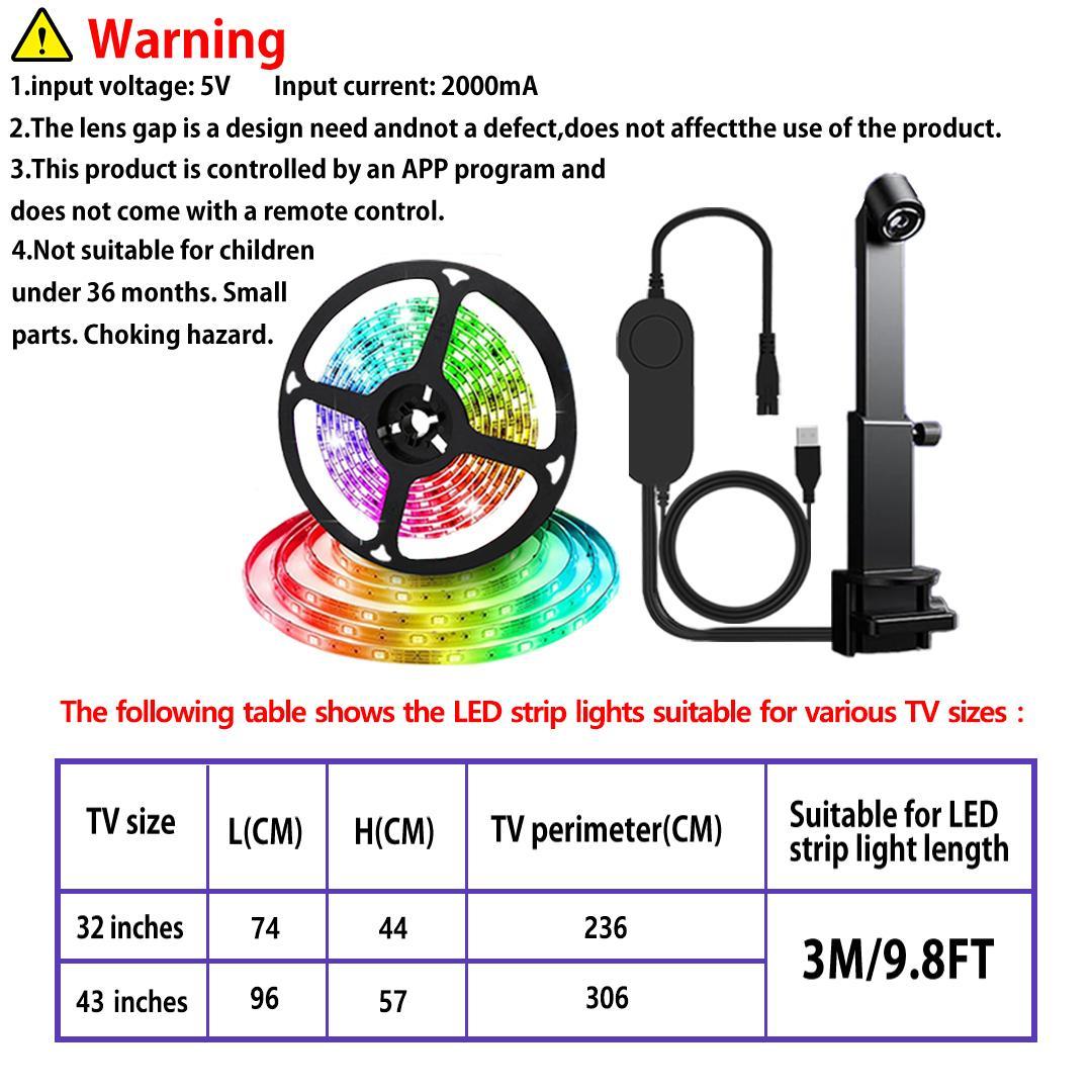 Immersive TV Background Atmosphere Light Intelligent TV Sync Light