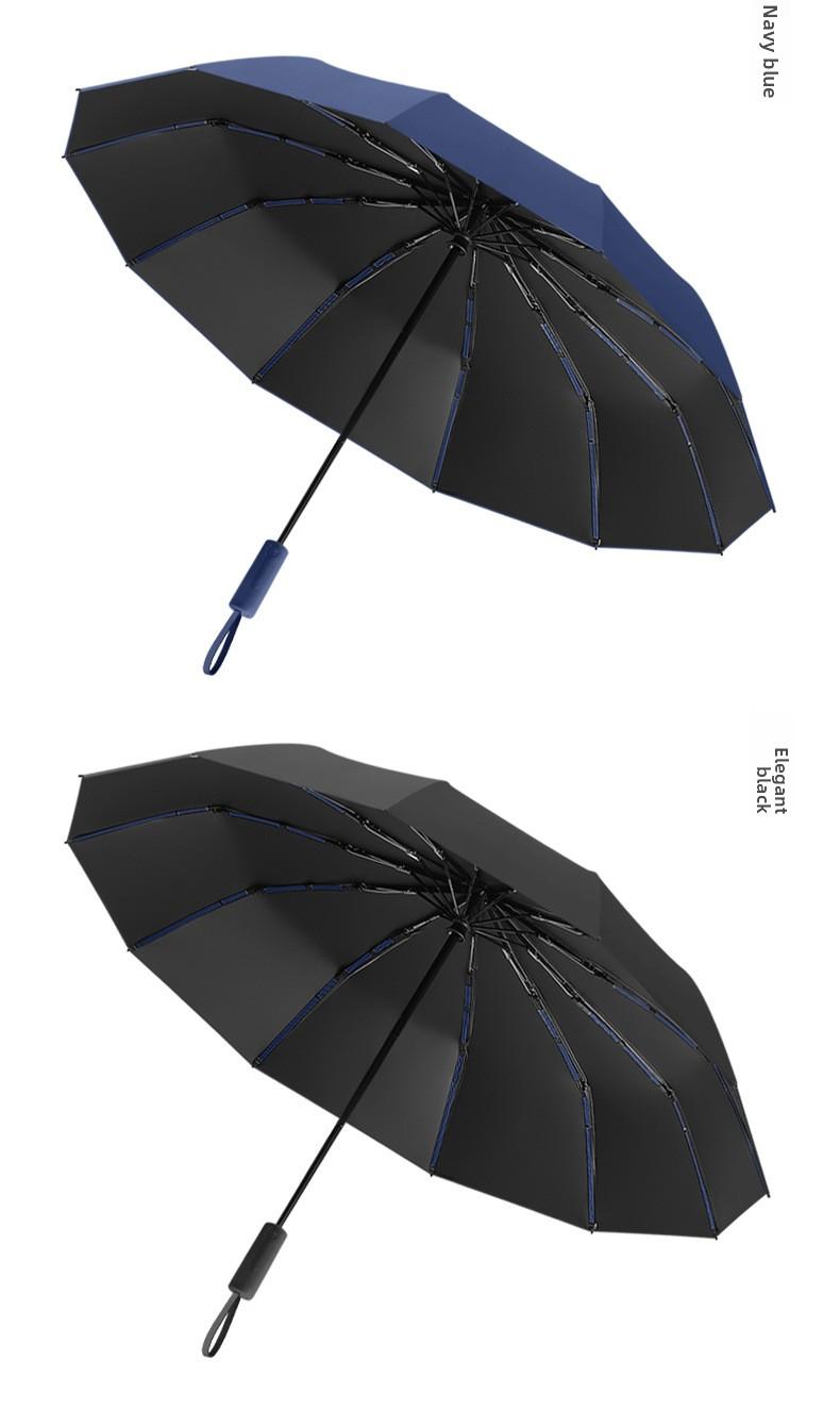 Mucat Umbrella,Full Automatic Anti-rebound Umbrella,Men's Automatic Umbrella – Foldable, Large Windproof Thickened, Dual Use for Sunny & Rainy Days,UV Sun Umbrella,Big Umbrella