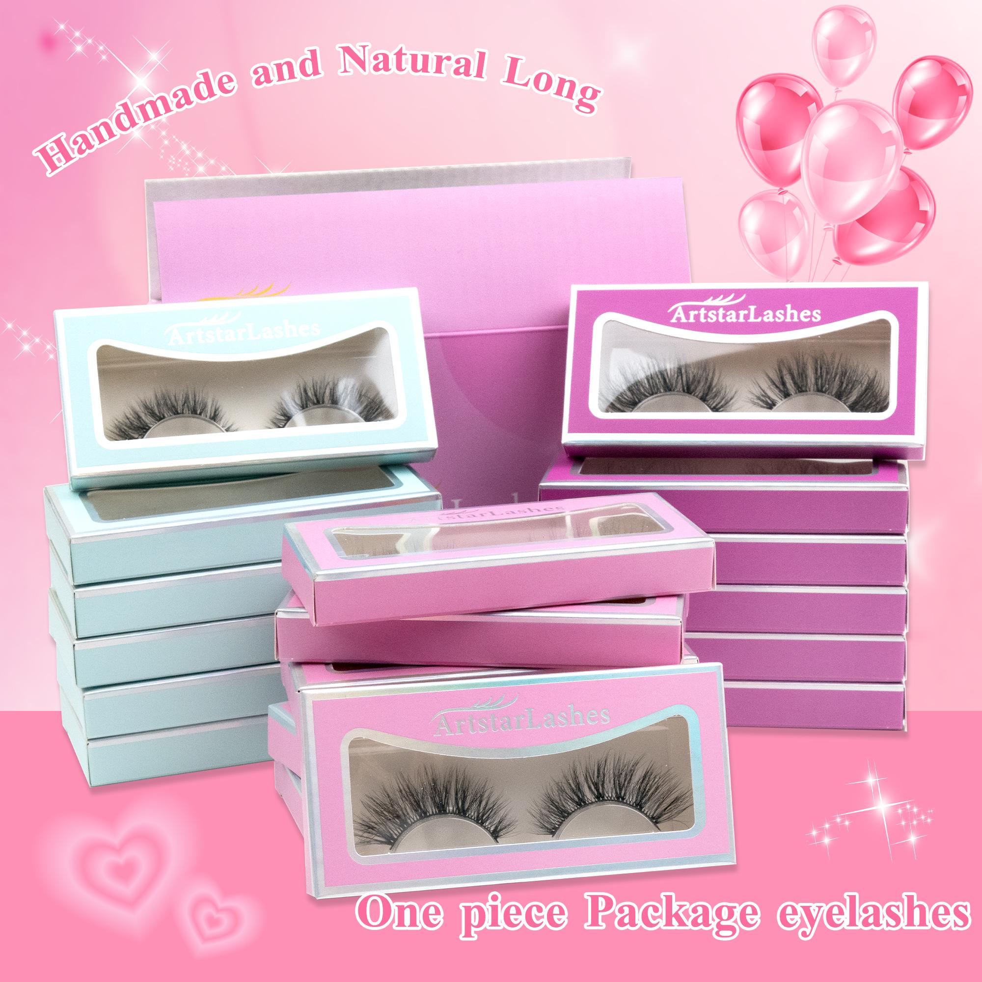 ArtstarLashes Handmade False Eyelashes 18 Pairs Soft Breathable Easy-to-Apply Natural Appearance Comfortable babygurllash russian curl lashes