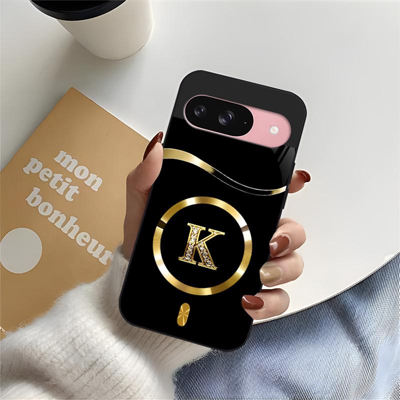 Suitable for [Google Pixel 9] high-end MagSafe phone case🥰，Choose from any of the 26 letters， Features a premium, minimalist design; drop-resistant and fingerprint-proof. YM99