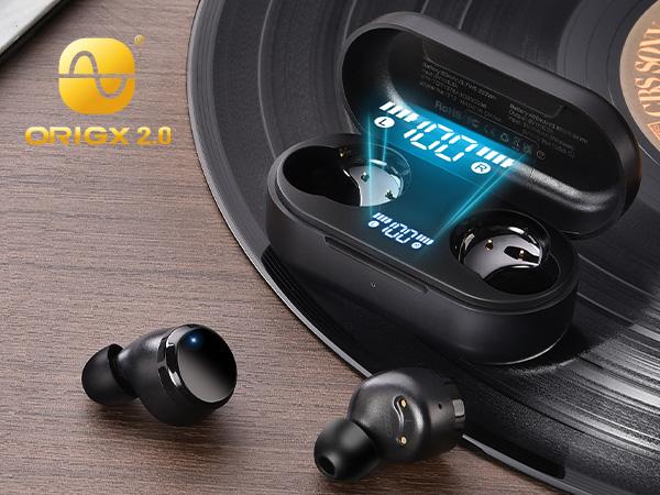 TOZO Tonal Dots (T12) Wireless Earbuds Bluetooth 5.3 Headphones Built-in ENC Noise Cancelling Mic Audio Earphones Headset Electronic Digital in-ear earphone TOZO Tonal Dots (T12) Wireless Earbuds Bluetooth 5.3 Headphones Built-in ENC Noise Cancelling Mic Audio Earphones Headset Electronic Digital in-ear earphone