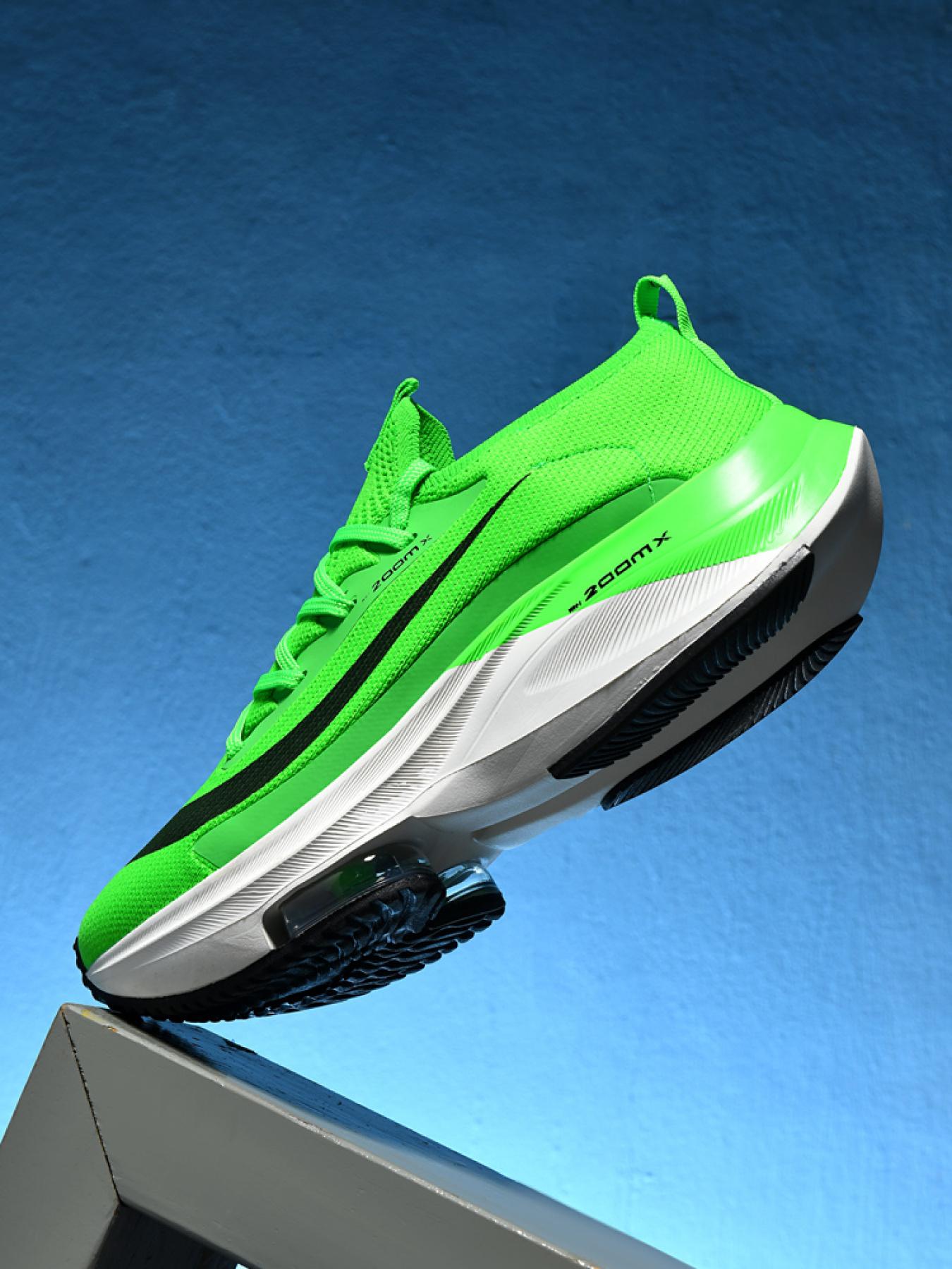 Men Sports Running Shoes Casual Marathon Air Cushion Sneakers Leather Breathable Lightweight Male Comfortable Athletic Nonskid Casual Sneakers Hiking Outdoor Footwear