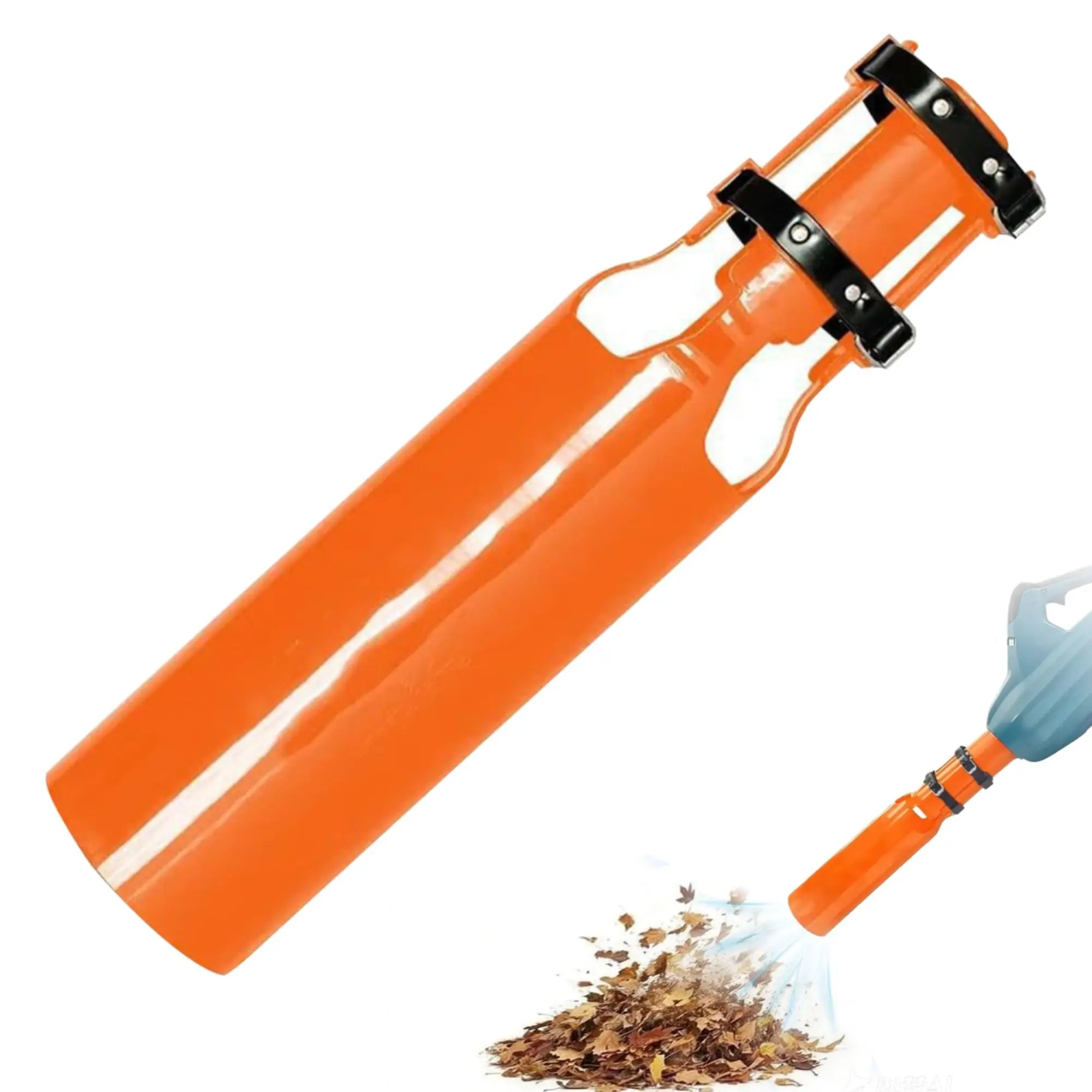 Multi-Piece Leaf Blower Air Pressure Booster, Universal Leaf Blower Nozzle Attachment, Compatible with Cyclone2x, Lb615/765, 2-4 Inch Round Nozzles