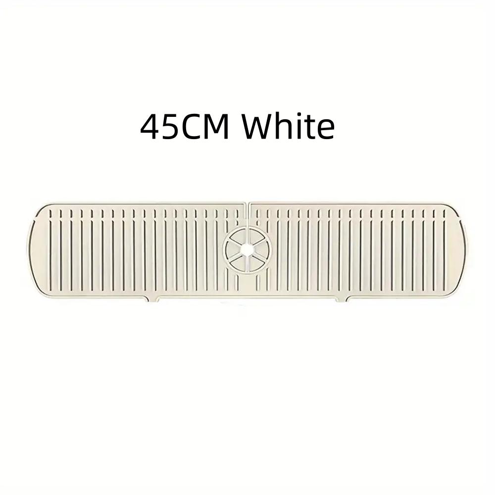 Silicone pad, silicone faucet water collection pad, kitchen sink anti-leakage drying pad, anti-slip drainage and splash-proof guard water collection pad, exquisite faucet kitchen accessories, household appliances, dishcloth holder