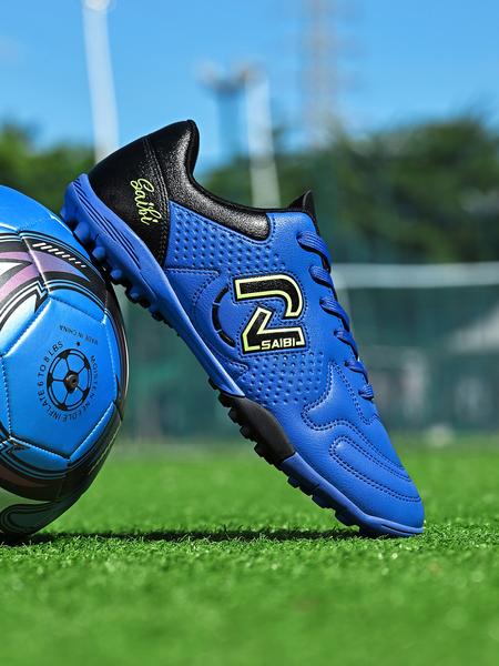 Unisex TF Soccer Shoes, Turf Shoes, Soccer Cleats, Durable PU Leather & Rubber Sole, Sporty Style, All-Season Wear, Anti-Slip Design, Suitable for Multiple Surfaces