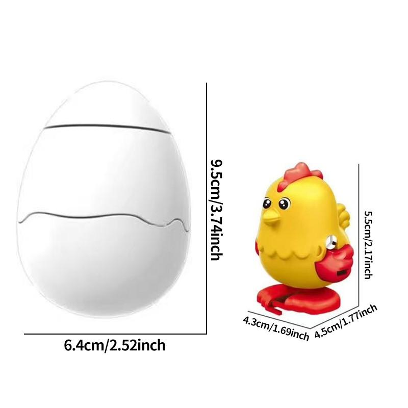Mischievous Surprise Egg Cartoon Animal Toy, Fun Unsteady Walk Design, Easy Carry Gift Idea, Perfect for Kids & Collectors