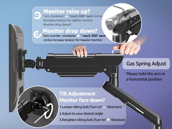 Hot Deal | MOUNTUP Single & Dual Monitor Arm for 13"-32" Screens