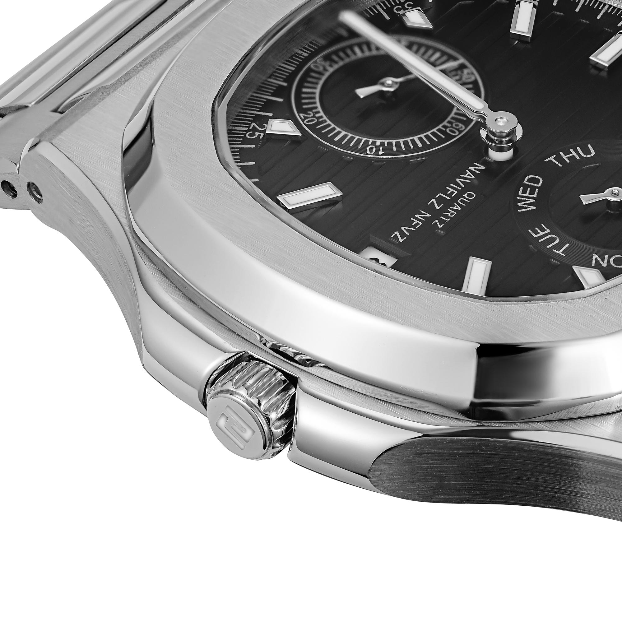 NAVIFLZ NFVZ  Luxury Men Wristwatch Business Waterproof Luminous Date Man Watch Stainless Steel Men's Quartz Watches Relogio Masculino