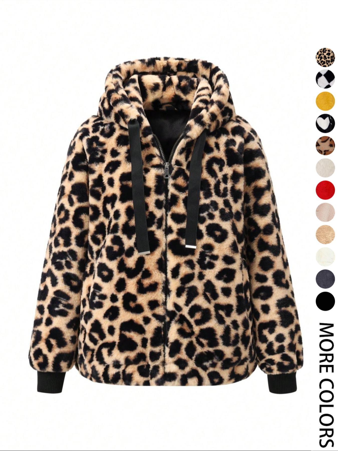 Women's Fall Winter Warm Jacket with Pockets Zipper Fashion Hood Elegant Commuter Casual Simple Daily Wear Coat